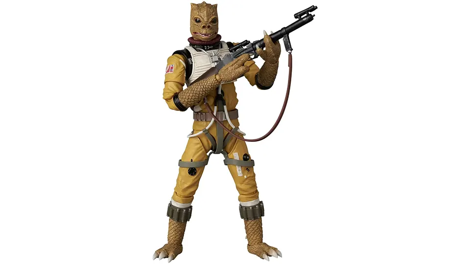 MAFEX Bossk Star Wars Figure Finally Builds Out Vader’s Bounty Hunters 11 empire strikes back bossk figure star wars