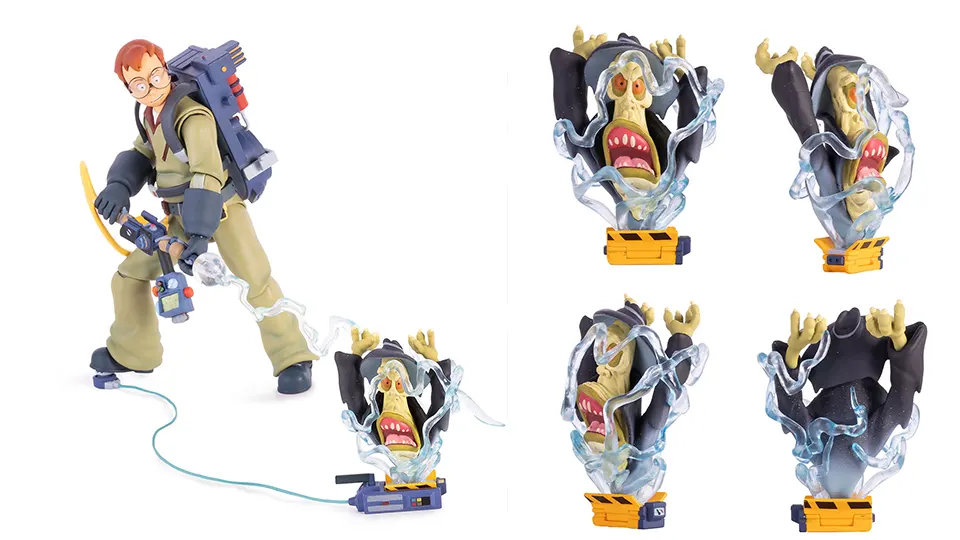 Mondo Louis Tully & Grundel 1/12 Scale Figure Set Brings the Weird Stuff 10 louis tully figure the real ghostbusters