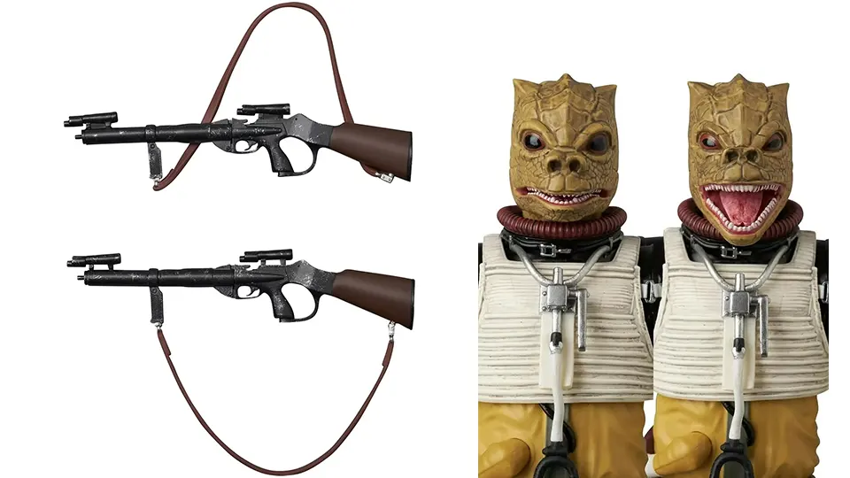 MAFEX Bossk Star Wars Figure Finally Builds Out Vader’s Bounty Hunters 6 mafex star wars bossk action figure