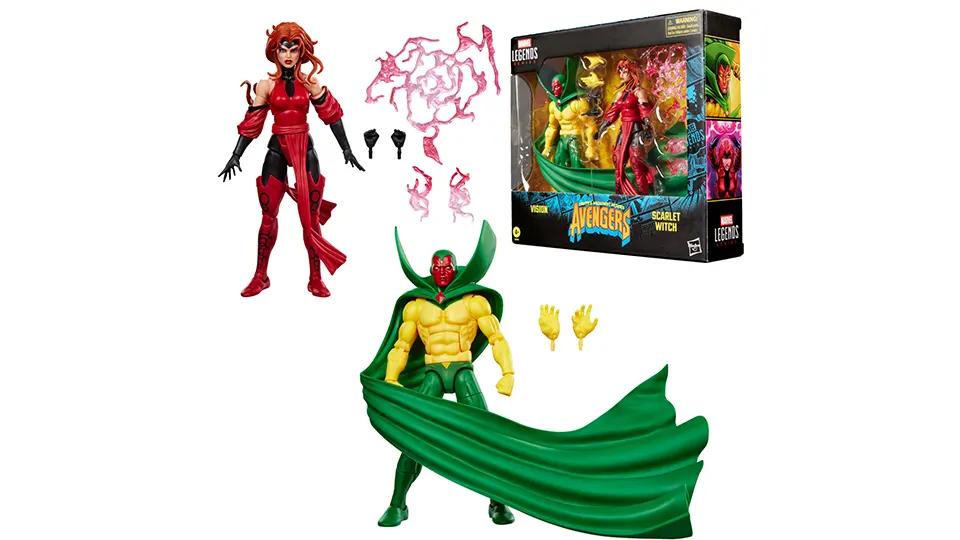 marvel legends scarlet witch and vision