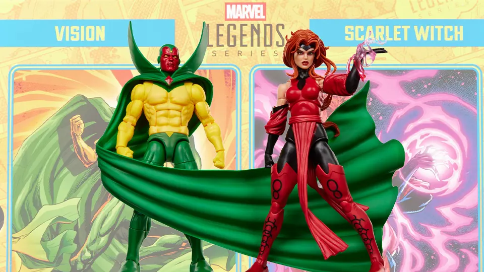 marvel legends vision and scarlet witch