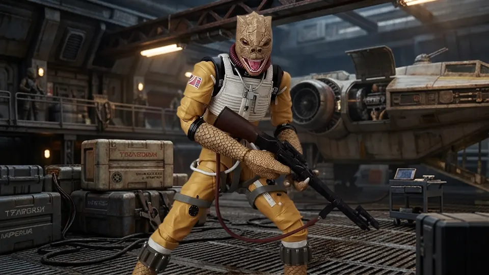 MAFEX Bossk Star Wars Figure Finally Builds Out Vader’s Bounty Hunters 2 medicom mafex star wars bossk from the empire strikes back review