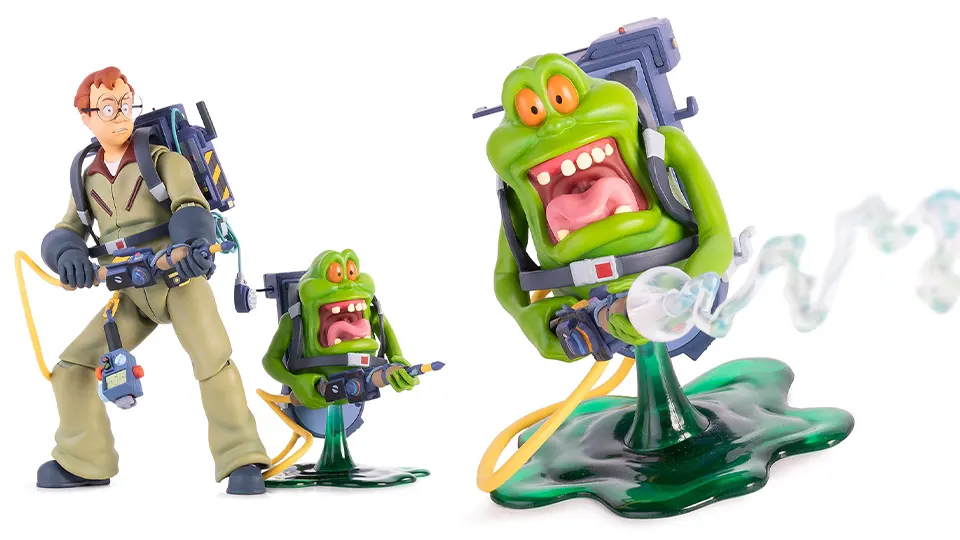 Mondo Louis Tully & Grundel 1/12 Scale Figure Set Brings the Weird Stuff 11 slimer figure the real ghostbusters