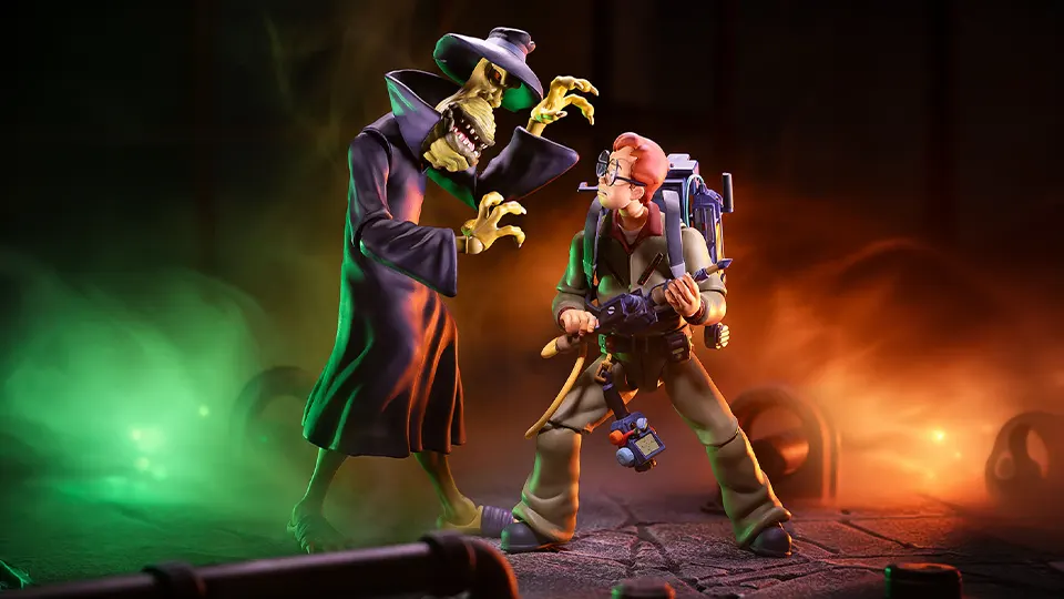 Mondo Louis Tully & Grundel 1/12 Scale Figure Set Brings the Weird Stuff 2 the real ghostbusters louis tully grundel figure set