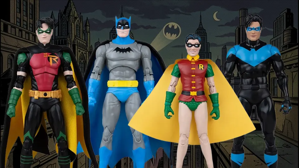 McFarlane Page Punchers Batman, Nightwing & Robin First Look 2 McFarlane Page Punchers Batman Nightwing and Robin Review