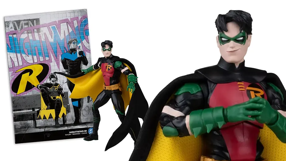 McFarlane Page Punchers Batman, Nightwing & Robin First Look 9 dc direct page punchers nightwing robin