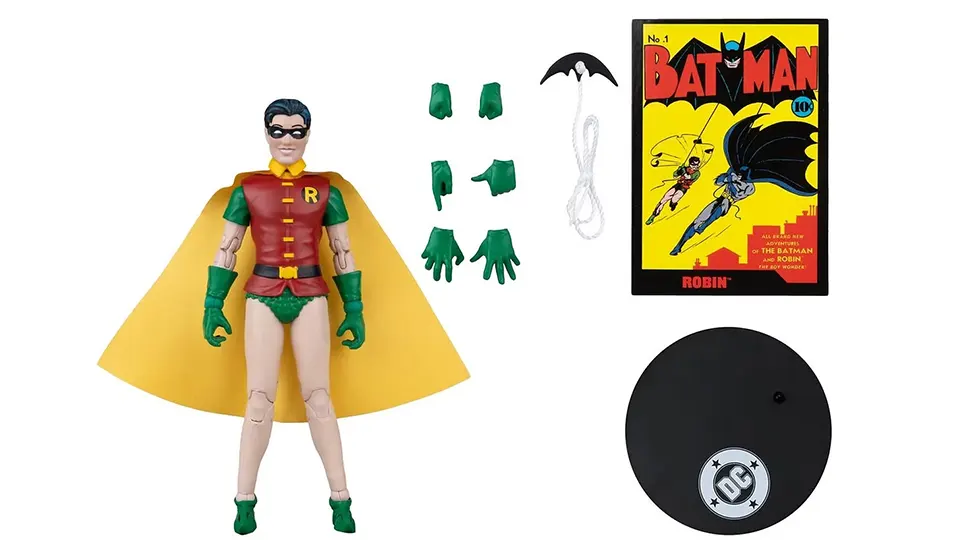 McFarlane Page Punchers Batman, Nightwing & Robin First Look 8 dc direct page punchers robin