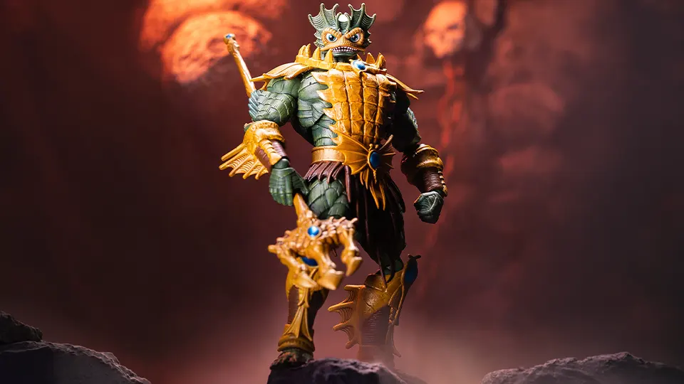 Mondo 200X Mer-Man Figure Brings Four Faces of Evil 4 200X - Mer-Man Masters of the Universe