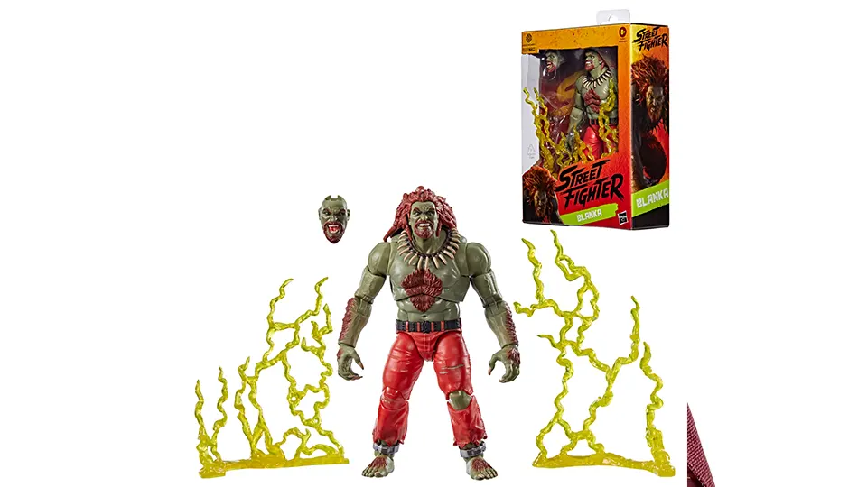Hasbro Street Fighter Wave 2 Reveals Guile, M. Bison, Dark Ryu and Blanka 12 Hasbro Blanka action figure