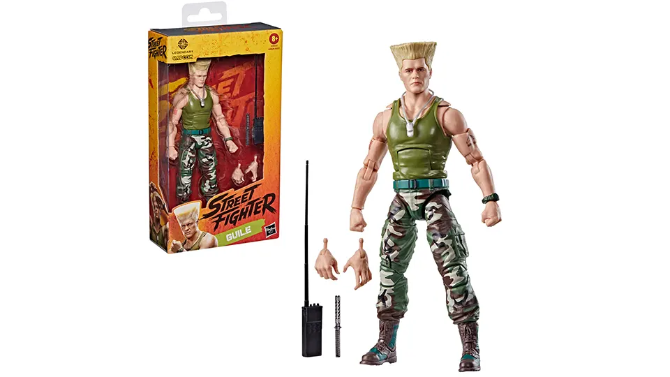 Hasbro Street Fighter Wave 2 Reveals Guile, M. Bison, Dark Ryu and Blanka 3 Hasbro Guile action figure