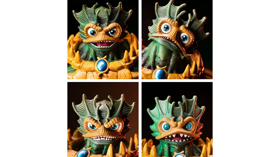 Mondo 200X Mer-Man Figure Brings Four Faces of Evil 3 One of the strongest features of this release is the choice of heads