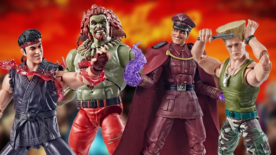 Hasbro Street Fighter Wave 2 Reveals Guile, M. Bison, Dark Ryu and Blanka 2 action figure street fighter Hasbro wave 2 1