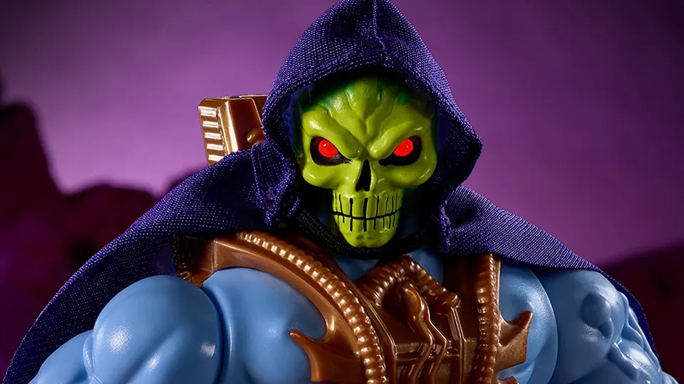 masters of the universe laser light skeletor guide mattel