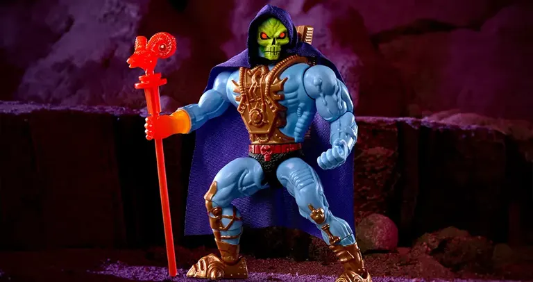 masters of the universe laser light skeletor