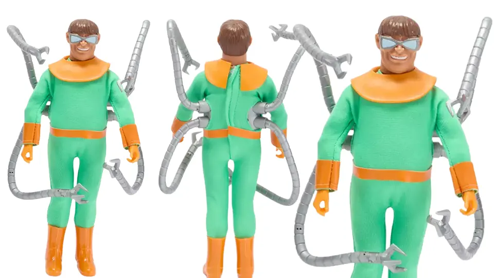 Mego Spider-Man 8 Inch Action Figure Set 2 Brings Back Four Marvel Classics 4 mego spider-man set 2 Doctor Octopus