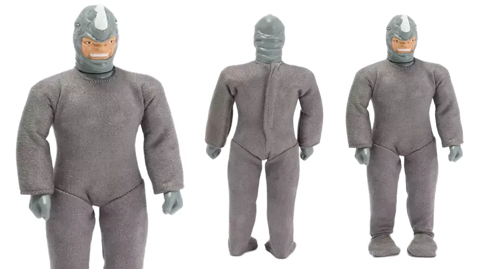 Mego Spider-Man 8 Inch Action Figure Set 2 Brings Back Four Marvel Classics 5 mego spider-man set 2 Rhino