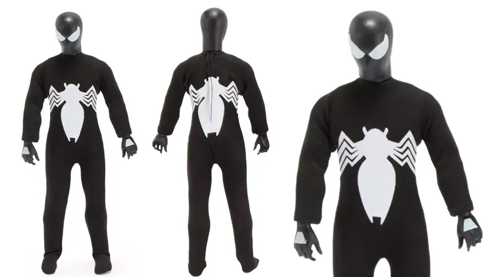 Mego Spider-Man 8 Inch Action Figure Set 2 Brings Back Four Marvel Classics 3 mego spider-man set 2 Symbiote Spider-Man
