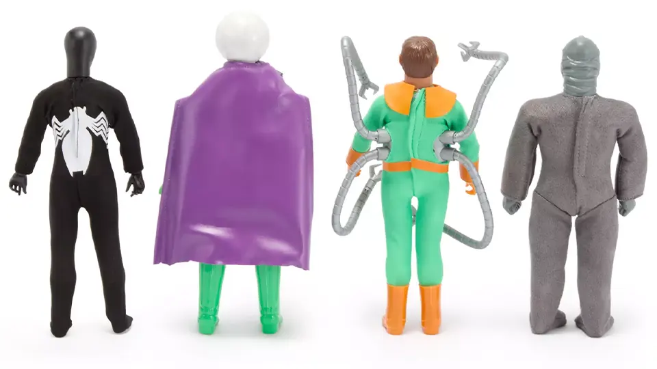 Mego Spider-Man 8 Inch Action Figure Set 2 Brings Back Four Marvel Classics 8 spider-man worlds greatest super-heroes 2